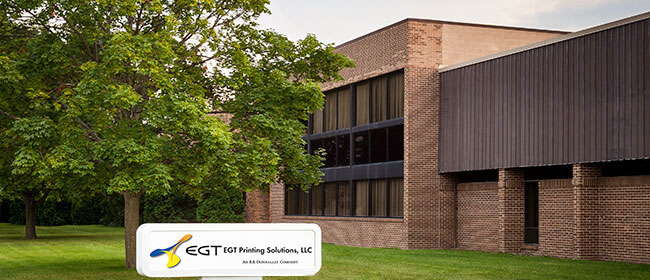 External shot of EGT Printing Solutions buliding