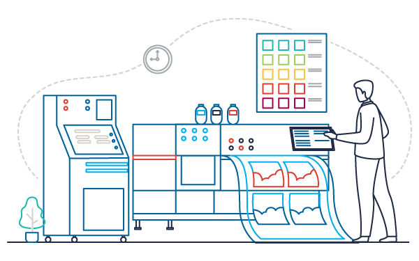Final printed piece emerging from the printer