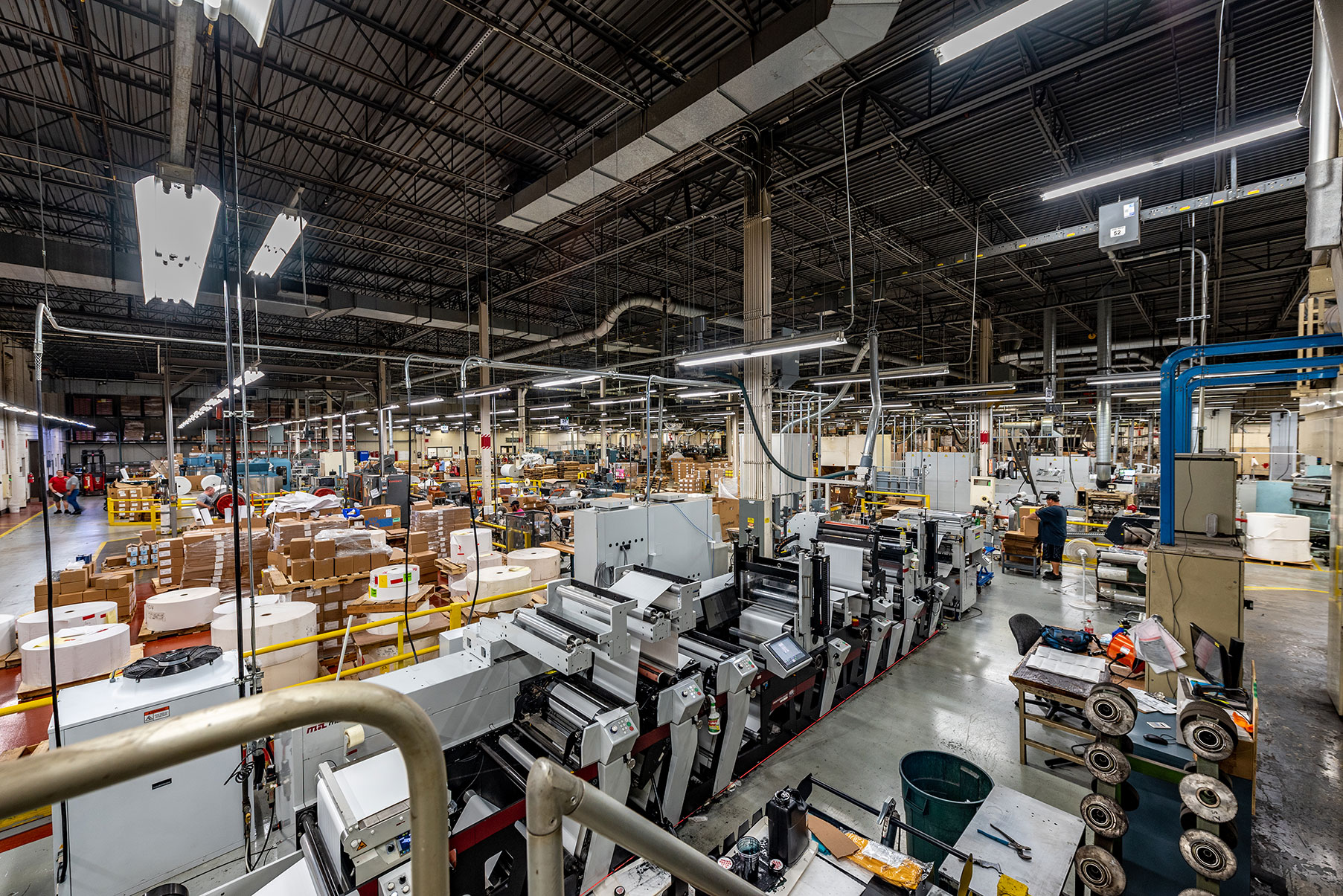 RRD Brenham plant floor