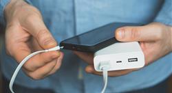 Cell phone charger charging mobile phone